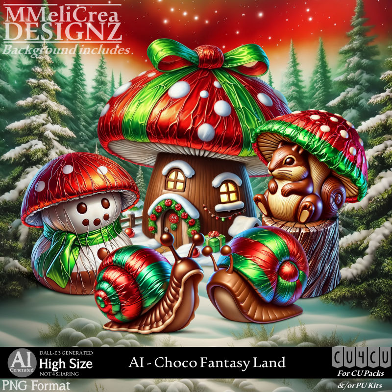 (image for) AI - CU4CU - Choco Fantasy Land (CU4CU/PNG/PACK)